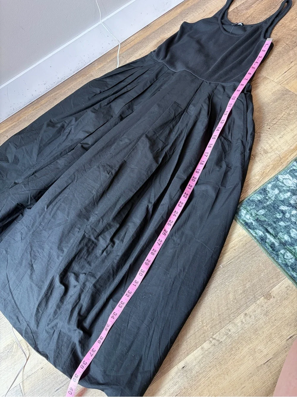 J. Crew Black Tank Bubble Hem Dress